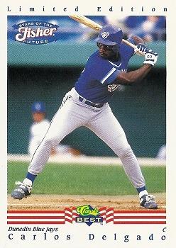 1992 Classic Best Fisher Nuts #4 Carlos Delgado Front