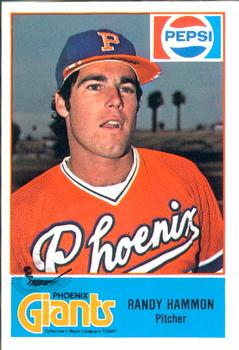 1978 Cramer Phoenix Giants #85 Randy Hammon Front