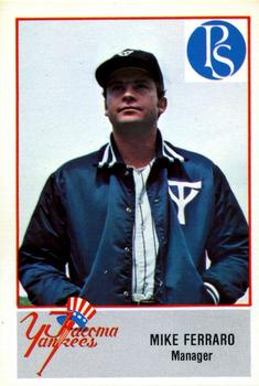 1978 Cramer Tacoma Yankees #119 Mike Ferraro Front