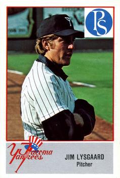 1978 Cramer Tacoma Yankees #59 Jim Lysgaard Front