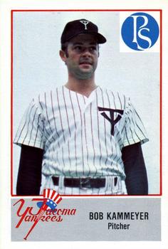 1978 Cramer Tacoma Yankees #34 Bob Kammeyer Front