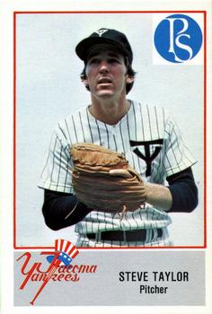 1978 Cramer Tacoma Yankees #39 Steve Taylor Front