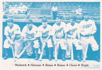 1978 TCMA 1941 Brooklyn Dodgers #40 Joe Medwick / Billy Herman / Pee Wee Reese / Pete Reiser / Mickey Owen / Whit Wyatt Front