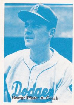 1978 TCMA 1941 Brooklyn Dodgers #42 George Pfister Front