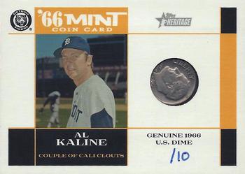 2015 Topps Heritage - '66 Mint Coin Cards Dime #66M-AK Al Kaline Front