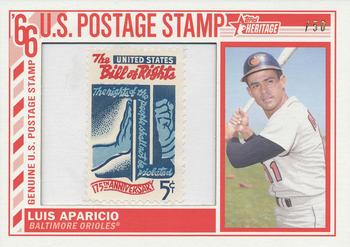 2015 Topps Heritage - 1966 U.S. Postage Stamp Relics #66US-LA Luis Aparicio Front