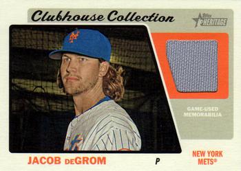 2015 Topps Heritage - Clubhouse Collection Relics #CCR-JD Jacob deGrom Front