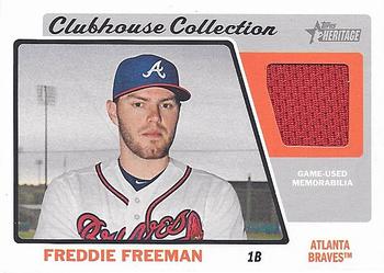 2015 Topps Heritage - Clubhouse Collection Relics #CCR-FF Freddie Freeman Front