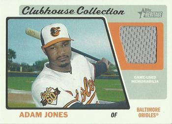 2015 Topps Heritage - Clubhouse Collection Relics #CCR-AJ Adam Jones Front