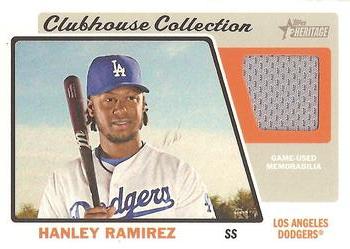 2015 Topps Heritage - Clubhouse Collection Relics #CCR-HR Hanley Ramirez Front