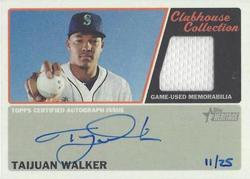 2015 Topps Heritage - Clubhouse Collection Autograph Relics #CCAR-TW Taijuan Walker Front