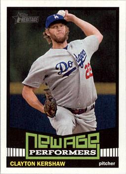 2015 Topps Heritage - New Age Performers #NAP-1 Clayton Kershaw Front