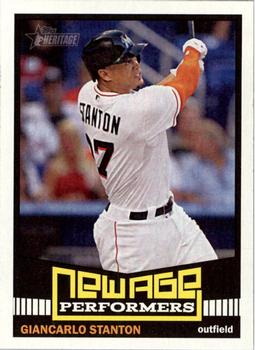 2015 Topps Heritage - New Age Performers #NAP-4 Giancarlo Stanton Front