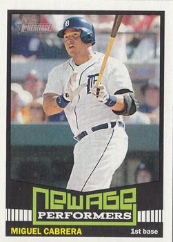 2015 Topps Heritage - New Age Performers #NAP-9 Miguel Cabrera Front