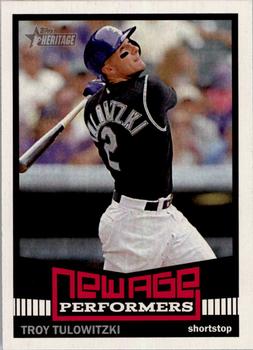 2015 Topps Heritage - New Age Performers #NAP-18 Troy Tulowitzki Front
