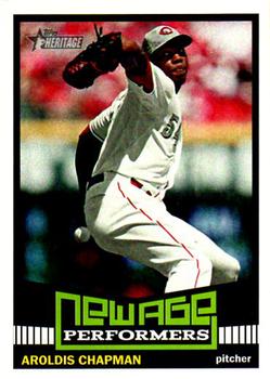 2015 Topps Heritage - New Age Performers #NAP-16 Aroldis Chapman Front