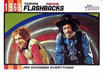 2015 Topps Heritage - News Flashbacks #NF-5 Jimi Hendrix Experience Front