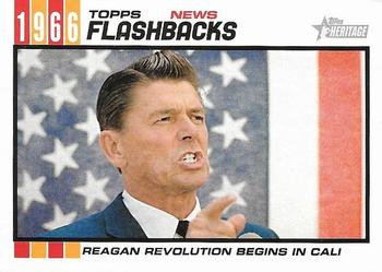 2015 Topps Heritage - News Flashbacks #NF-6 Ronald Reagan Front