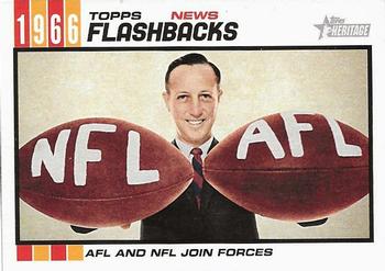 2015 Topps Heritage - News Flashbacks #NF-7 NFL/AFL Merger Front