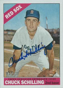 2015 Topps Heritage - Real One Autographs #ROA-CS Chuck Schilling Front