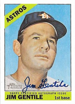 2015 Topps Heritage - Real One Autographs #ROA-JGE Jim Gentile Front