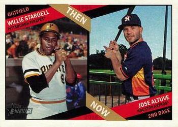2015 Topps Heritage - Then and Now #TN-3 Willie Stargell / Jose Altuve Front