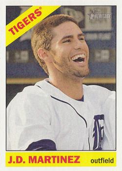 2015 Topps Heritage - Gum Stained Backs #20 J.D. Martinez Front