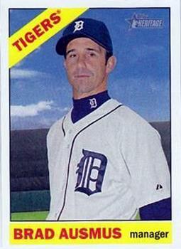 2015 Topps Heritage - Gum Stained Backs #187 Brad Ausmus Front