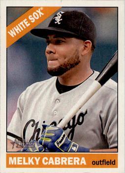 2015 Topps Heritage - Gum Stained Backs #2 Melky Cabrera Front