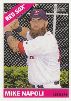 2015 Topps Heritage - Gum Stained Backs #281 Mike Napoli Front