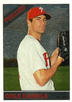 2015 Topps Heritage - Chrome #THC-490 Cole Hamels Front