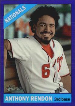 2015 Topps Heritage - Chrome Purple Refractor #THC-461 Anthony Rendon Front