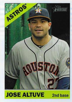 2015 Topps Heritage - Chrome Refractor #THC-455 Jose Altuve Front