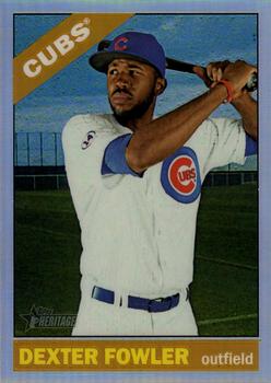 2015 Topps Heritage - Chrome Refractor #715 Dexter Fowler Front