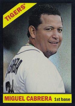 2015 Topps Heritage - Chrome Black Refractor #THC-475 Miguel Cabrera Front