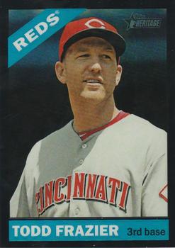2015 Topps Heritage - Chrome Black Refractor #THC-434 Todd Frazier Front
