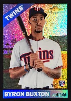 2015 Topps Heritage - Chrome Black Refractor #724 Byron Buxton Front