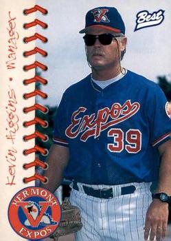 1997 Best Vermont Expos #2 Kevin Higgins Front