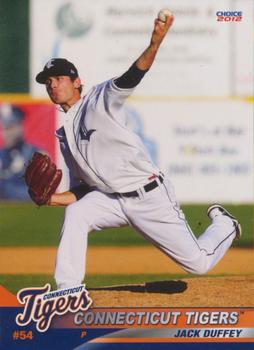 2012 Choice Connecticut Tigers #15 Jack Duffey Front