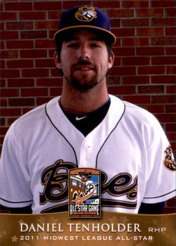 2011 Grandstand Midwest League All-Stars West Division #NNO Daniel Tenholder Front