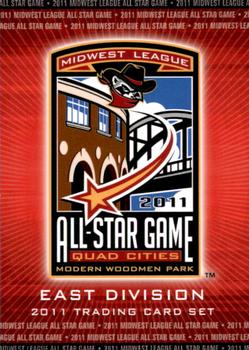 2011 Grandstand Midwest League All-Stars East Division #NNO Header / Checklist Front