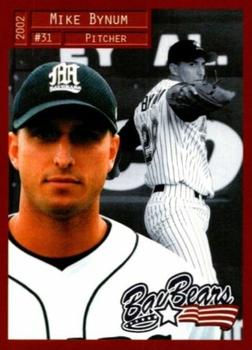 2002 Grandstand Mobile BayBears #7 Mike Bynum Front