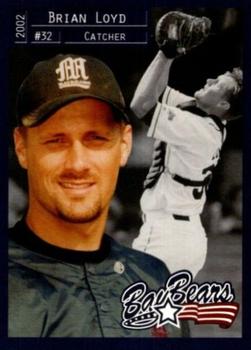 2002 Grandstand Mobile BayBears #12 Brian Loyd Front