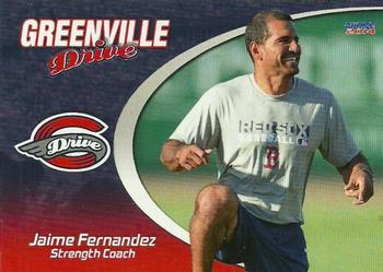 2014 Choice Greenville Drive #33 Jaime Fernandez Front