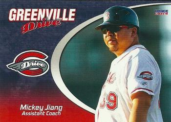 2014 Choice Greenville Drive #30 Mickey Jiang Front