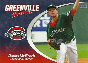 2014 Choice Greenville Drive #11 Daniel McGrath Front
