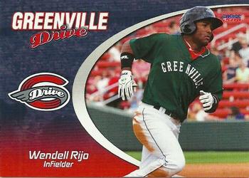 2014 Choice Greenville Drive #21 Wendell Rijo Front