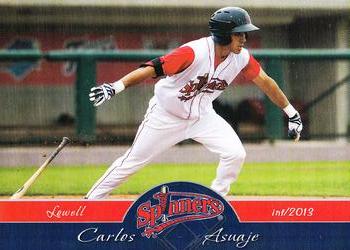 2013 Grandstand Lowell Spinners #NNO Carlos Asuaje Front