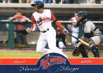 2013 Grandstand Lowell Spinners #NNO Manuel Margot Front
