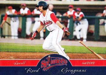 2013 Grandstand Lowell Spinners #NNO Reed Gragnani Front